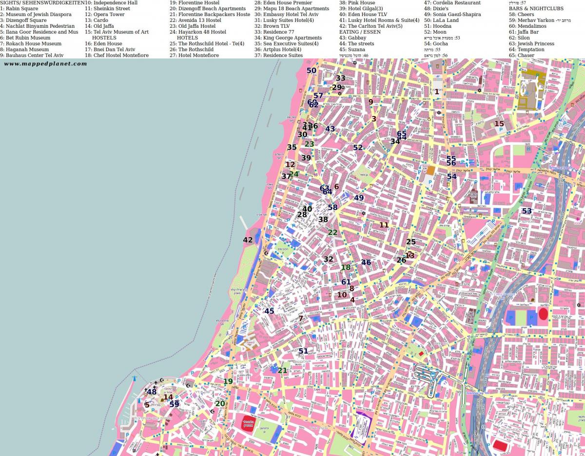 რუკა რაბინის კვადრატული თელ-ავივი